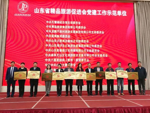 台儿庄古城旅游集团公司党委荣获山东省精品旅游促进会党建工作示范单位称号